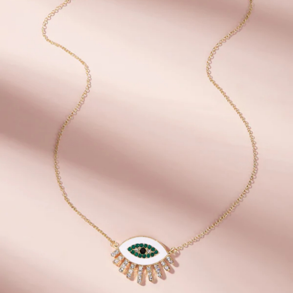 Evil Eye Pendant Necklace NWT